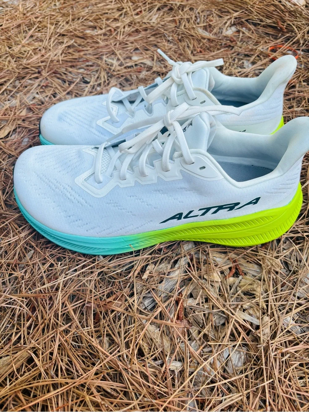 Altra White Men’s Running Shoes White & Lime size 10.5 - Picture 3 of 11